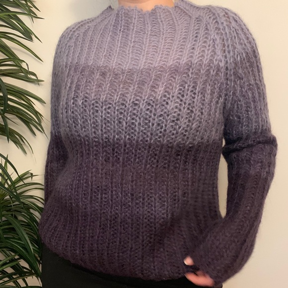 Vintage Mohair Ombré Sweater - Picture 6 of 7